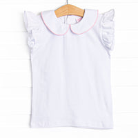 Nell Knit Collared Top, (2 Colors)