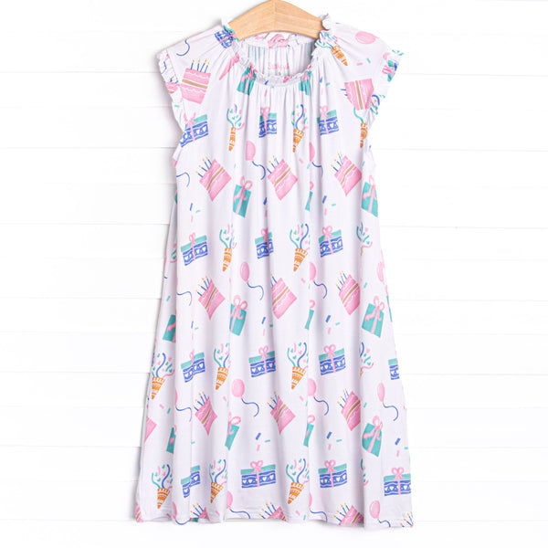 Party Favor Fun Bamboo Night Gown, Pink