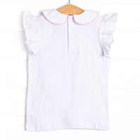 Nell Knit Collared Top, (2 Colors)