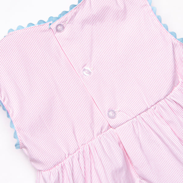 Darcy Bloomer Set, Pink Stripe