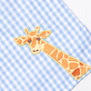 Wildlife Watch Applique Boy Diaper Set, Blue