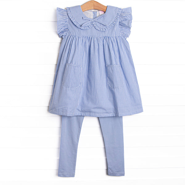 Countryside Coast Pocket Legging Set, Blue