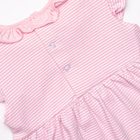 Carlie Short Set, Bubblegum Pink Stripe
