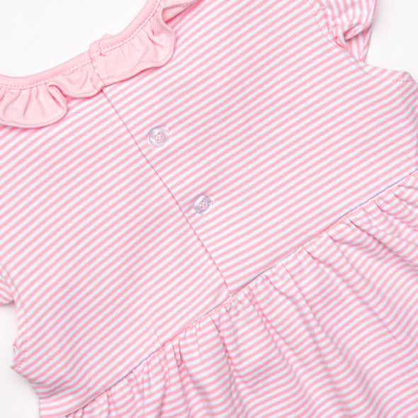 Carlie Short Set, Bubblegum Pink Stripe