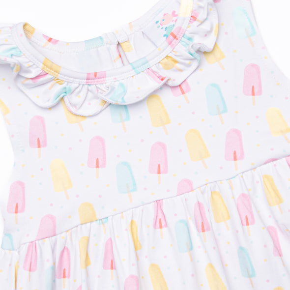 Popsicle Polka Dots Dress, Pink