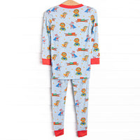 Super Sleepers Bamboo Pajama Set, Blue