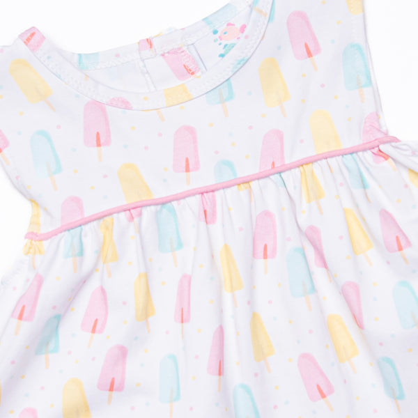 Popsicle Polka Dots Bloomer Set, Pink