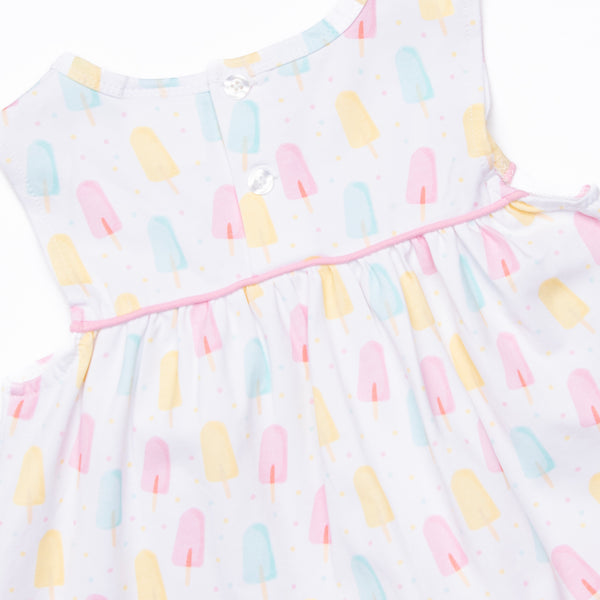 Popsicle Polka Dots Bloomer Set, Pink