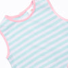 Mint to Be A Wildflower Applique Diaper Set, Mint Stripe