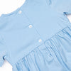 Golden Days Smocked Boy Bubble, Blue