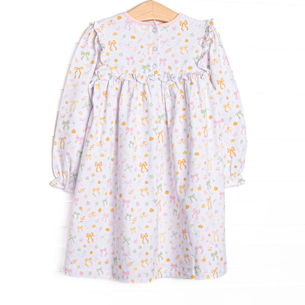 Pinwheel Pumpkin Patch Dress, Pink
