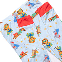 Super Sleepers Bamboo Pajama Set, Blue