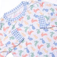 Cottontail Colors Bamboo Pajama Set, Blue