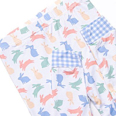 Cottontail Colors Bamboo Pajama Set, Blue
