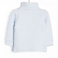 Caden Quilted Pullover, Blue