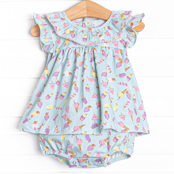 Beat the Heat Treat Skirted Bubble, Green