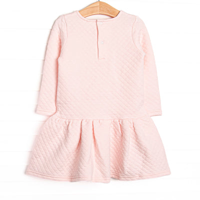 Courtney Quilted Dress, Pink