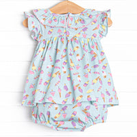 Beat the Heat Treat Skirted Bubble, Green