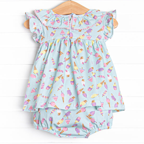 Beat the Heat Treat Skirted Bubble, Green