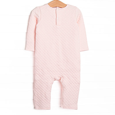 Courtney Quilted Romper, Pink