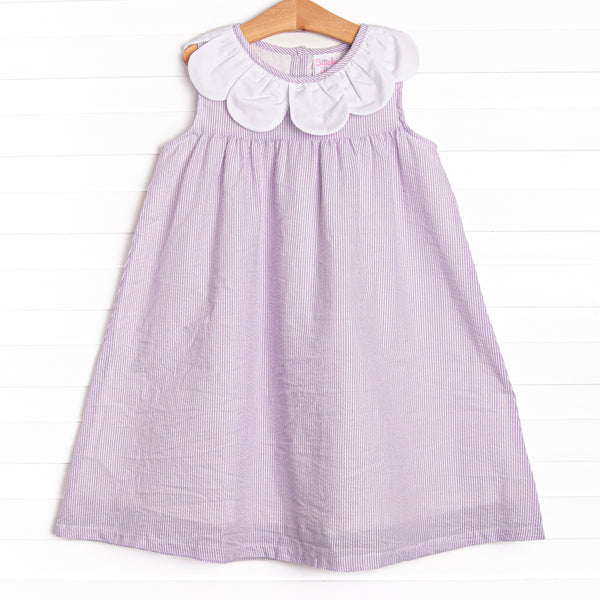Spring Stripes Dress, Purple