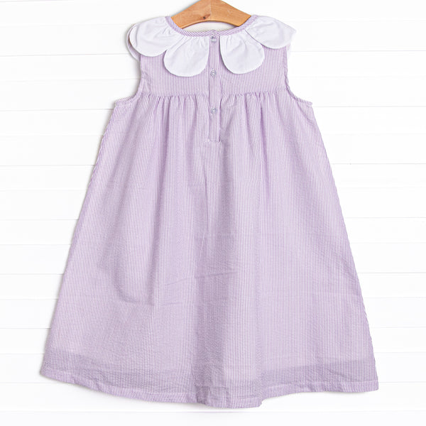 Spring Stripes Dress, Purple