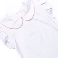 Nell Knit Collared Top, (2 Colors)