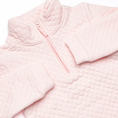 Courtney Quilted Pullover, Pink