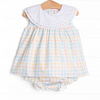 Sunday Best Diaper Set, Blue
