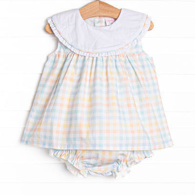 Sunday Best Diaper Set, Blue