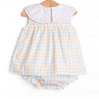 Sunday Best Diaper Set, Blue