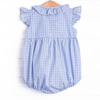 Storytime Snack Smocked Bubble, Blue
