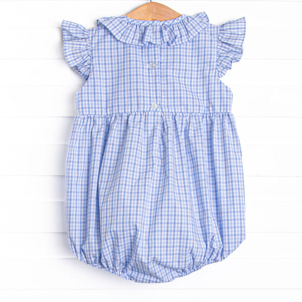 Storytime Snack Smocked Bubble, Blue