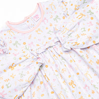 Pinwheel Pumpkin Patch Dress, Pink