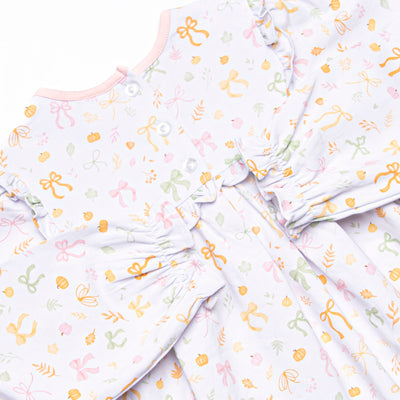 Pinwheel Pumpkin Patch Dress, Pink