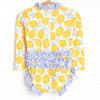 Lakeside Lemonade Long Sleeve One Piece Rash Guard, Blue
