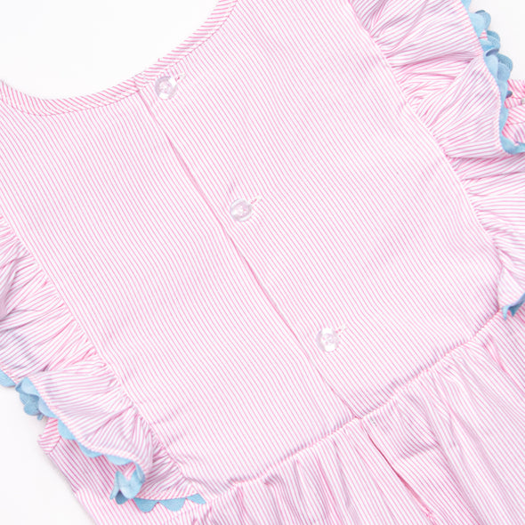 Darcy Dress, Pink Stripe