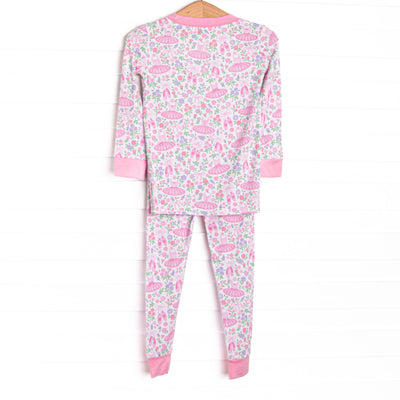 Ballroom Ballerinas Bamboo Pajama Set, Pink