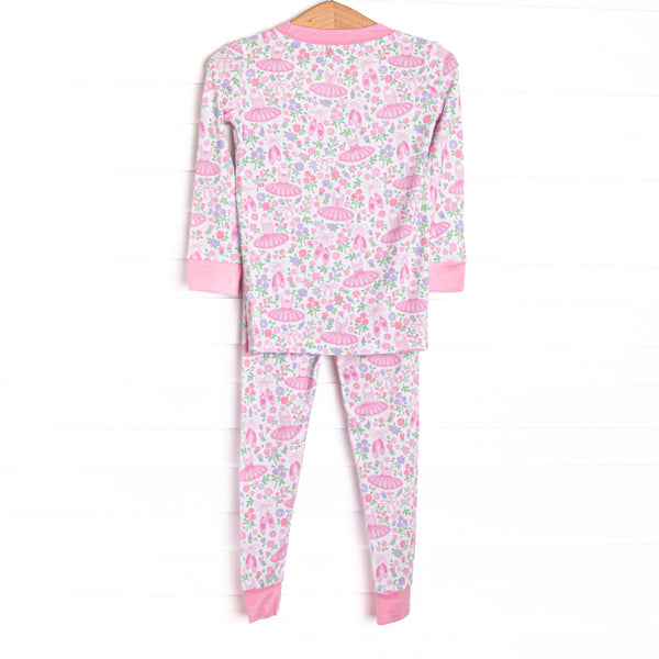 Ballroom Ballerinas Bamboo Pajama Set, Pink