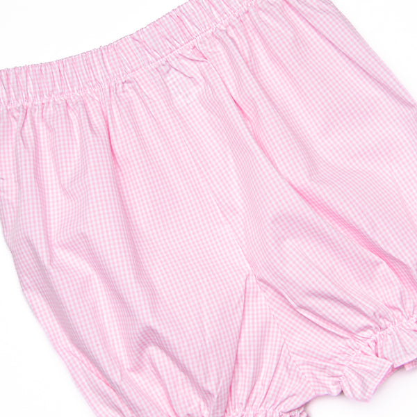 Darling Daisies Smocked Bloomer Set, Pink