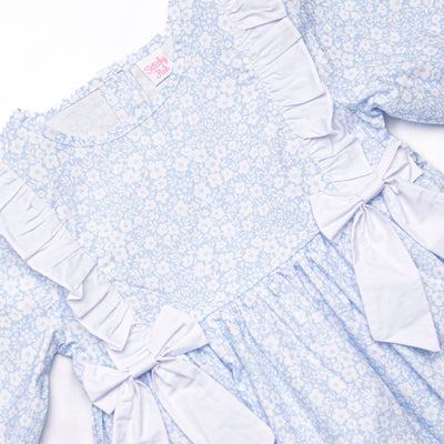 Delia Diaper Set, Blue