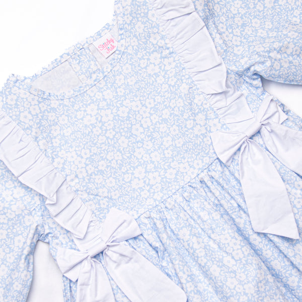 Delia Diaper Set, Blue