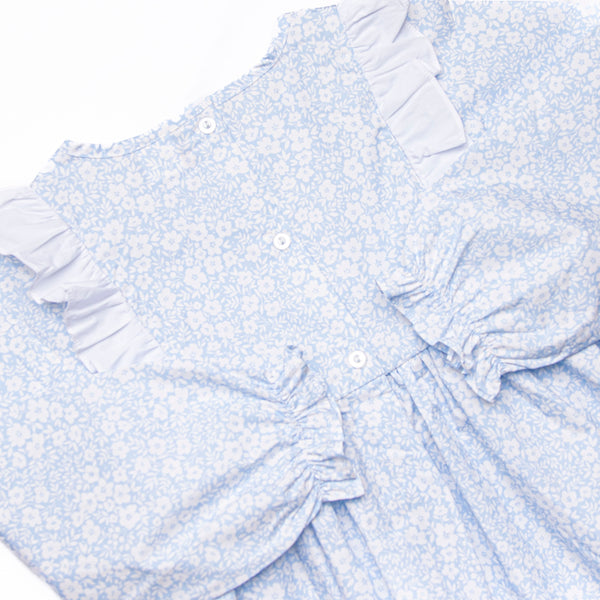Delia Diaper Set, Blue