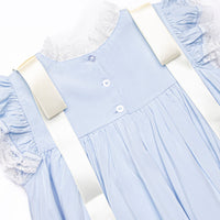Iris Heirloom Dress, Blue