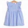 Tatum Dress, Blue Gingham