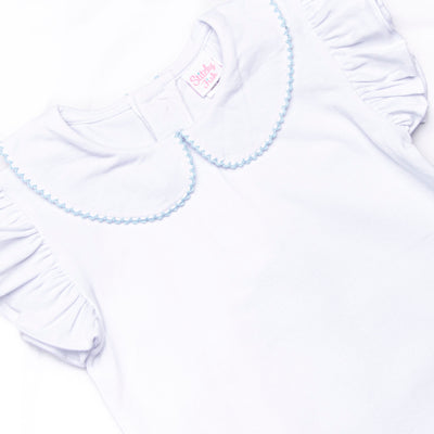Nell Knit Collared Top, (2 Colors)