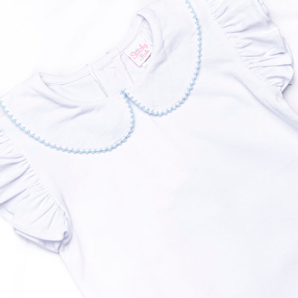 Nell Knit Collared Top, (2 Colors)