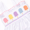 Tuesday Treats Smocked Bloomer Set, Purple