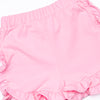 Apple-ly Ever After Knit Ruffle Short Set, Pink