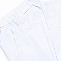 Charles Long Sleeve Pant Set, Pale Blue and Slate Blue Stripe